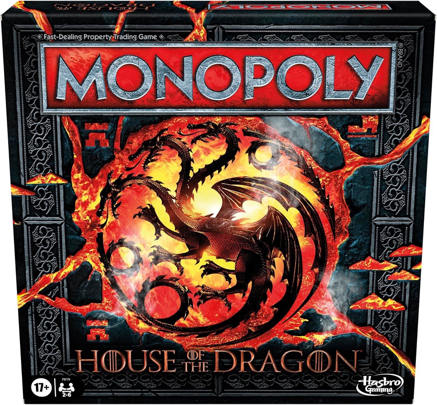 House of The Dragon Monopoly F9770 Jeu De Plateau Hasbro Gam